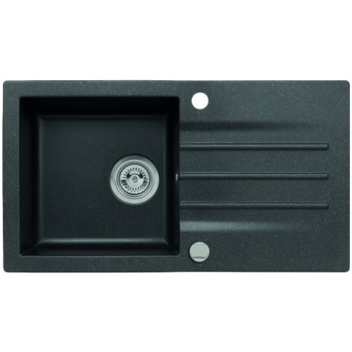 ALVEUS Cortina 70 granitový dřez, 780 x 435 mm, POP-UP, černá 1633091