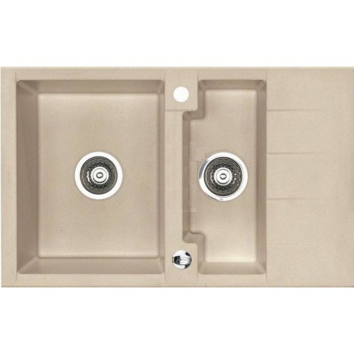 ALVEUS Cubo 40 dřez Algranit, 780 x 500 mm, beige 1067421
