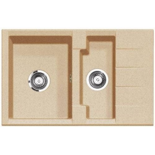 ALVEUS Cubo 40 dřez Algranit, 780 x 500 mm, metalic cappuccino 1054733
