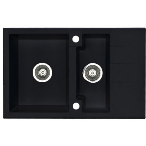 ALVEUS Cubo 40 dřez Algranit, 780 x 500 mm, carbon 1054728