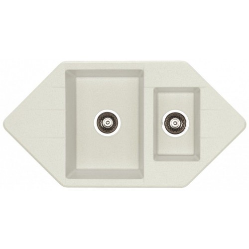 ALVEUS Cubo 80 dřez Algranit, 952 x 500 mm, cream 1088569