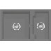 ALVEUS Cubo 50 dřez Algranit, metalic anthrazit 1054743