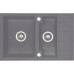 ALVEUS Cubo 40 dřez Algranit, 780 x 500 mm, metalic anthrazit 1054731