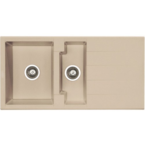 ALVEUS Cubo 70 dřez Algranit, cappuccino metalik 1054771