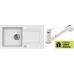 ALVEUS set dřez Falcon 30 white + baterie AM 20 white + dárek