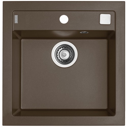 ALVEUS FORMIC 20 kuchyňský dřez granitový, 520 x 510 mm, chocolate 03