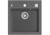 ALVEUS FORMIC 20 kuchyňský dřez granitový, 520 x 510 mm, steel 04