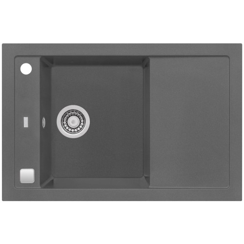 ALVEUS FORMIC 30 kuchyňský dřez granitový, 760 x 500 mm, steel 04