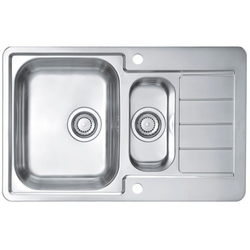 ALVEUS set dřez Line 70 Maxim satin + baterie Cleo R chrom