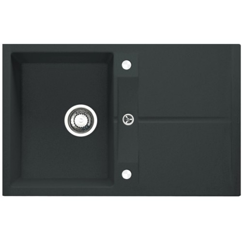 ALVEUS Lux 10 kuchyňský dřez Algranit, 780 x 500 mm, carbon 1067515