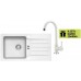 ALVEUS set dřez Niagara 30 white + baterie AM 120 white + dárek