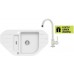 ALVEUS set dřez Niagara 60 white + baterie AM 120 white + dárek
