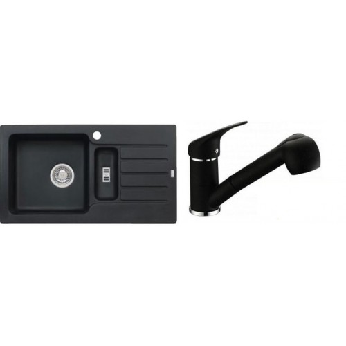 ALVEUS Set NIAGARA 70 dřez 780x435 mm + baterie AM 20, černá ALVEUS Set NIAGARA 70 dřez 780x435 mm + baterie AM 20, černá
