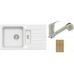 ALVEUS set dřez Niagara 70 white + baterie Bora Bora white + krájecí deska Zdarma
