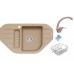 ALVEUS set dřez Niagara 60 beige + baterie Diana beige + košík nerez
