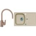 ALVEUS set dřez Record 30 beige + baterie Lucy beige