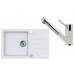 ALVEUS Set dřez Rock 130 + baterie AM 100-P Pearl
