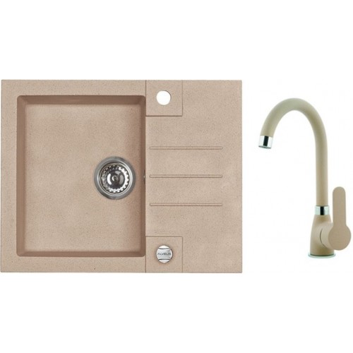 ALVEUS set dřez Rock 30 beige + baterie Jessica beige ALVEUS set dřez Rock 30 beige + baterie Jessica beige