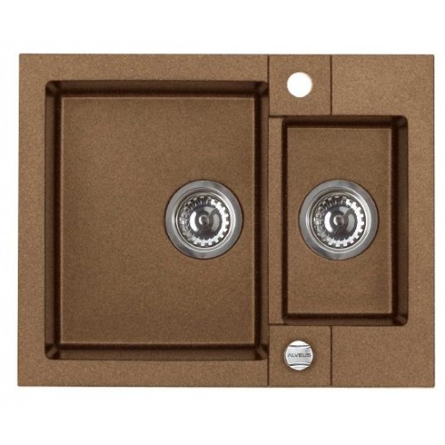 ALVEUS ROCK 80 granitový dřez BROWN (hnědá)