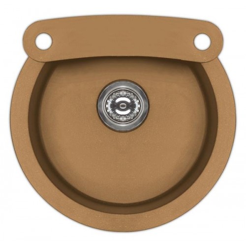 ALVEUS ROLL 10 S-54 granitový dřez BROWN (hnědá)
