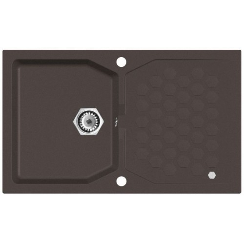 ALVEUS SENSUAL 30 kuchyňský dřez granitový, 850 x 520 mm, chocolate 03