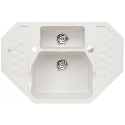 ALVEUS SENSUAL 60 kuchyňský dřez granitový, 900 x 610 mm, white 11