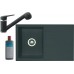ALVEUS set dřez Cubo 30 + baterie AM 20, carbon + čistič