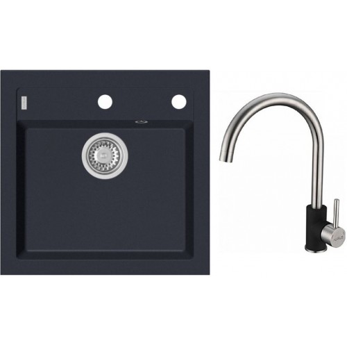 ALVEUS Set dřez Formic 20 twilight + baterie Elza twilight