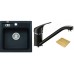 ALVEUS set dřez Niagara 20 granitový + krájecí deska + baterie Rapa Nui black
