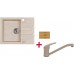 ALVEUS set dřez Rock 30 + krájecí deska + baterie Rapa Nui, beige