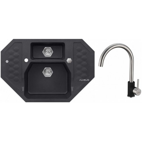 ALVEUS Set dřez Sensual 60 twilight + baterie Elza twilight ALVEUS Set dřez Sensual 60 twilight + baterie Elza twilight