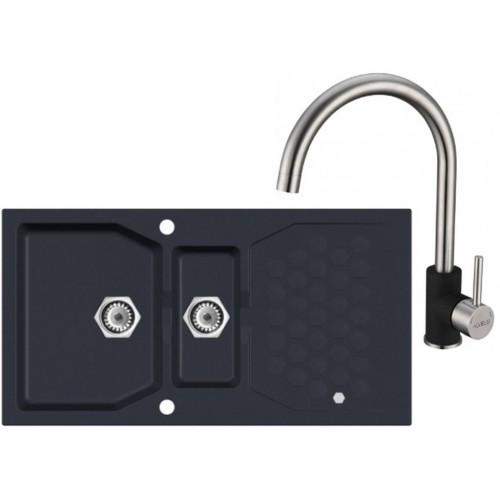 ALVEUS Set dřez Sensual 70 twilight + baterie Elza twilight ALVEUS Set dřez Sensual 70 twilight + baterie Elza twilight