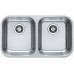 ALVEUS DUO 30 kuchyňský dřez nerez, 752 x 440 mm 1036849