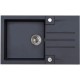 ALVEUS ROCK 130 kuchyňský dřez granitový, 780x480 mm, černý