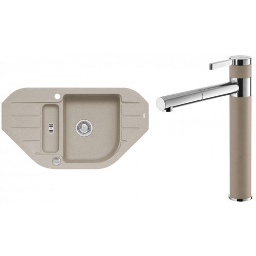 ALVEUS Set NIAGARA 60 dřez 900x500 mm + baterie ZINA, pebble