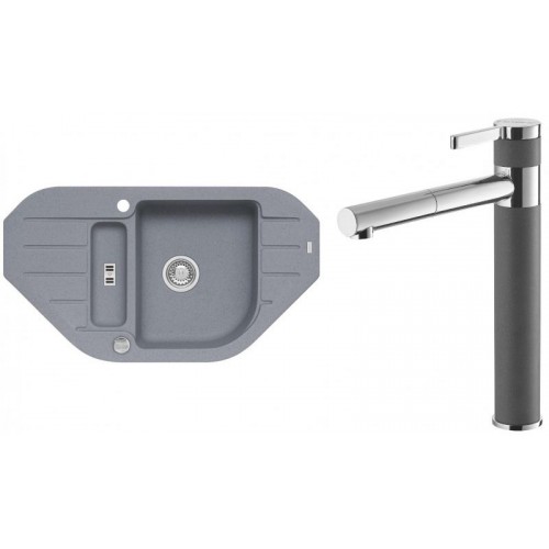 ALVEUS Set NIAGARA 60 dřez 900x500 mm + baterie ZINA, steel