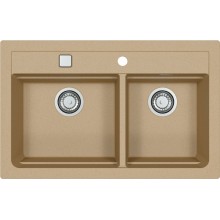 ALVEUS ATROX 50 kuchyňský dřez granitový, 790 x 500 mm, beige 1132000