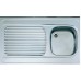 ALVEUS Classic 70 kuchyňský dřez, satin, pravý 1008893