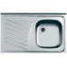 ALVEUS Compact 10 kuchyňský dřez, satin, pravý 1009427