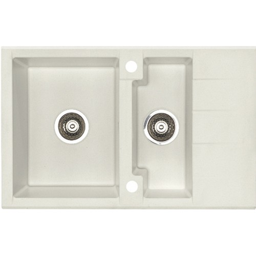 ALVEUS Cubo 40 dřez Algranit, 780 x 500 mm, terra 1054724