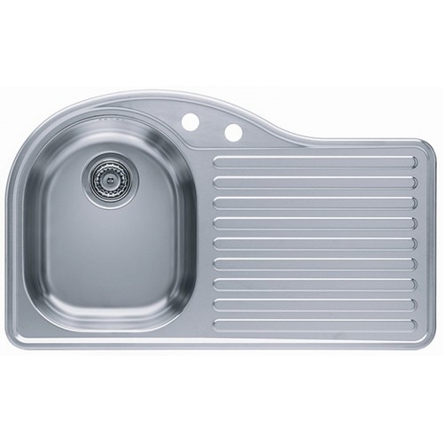 ALVEUS Futur 30 kuchyňský dřez, 845 x 510 mm, satin, levý 1009184