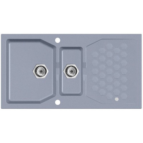 ALVEUS SENSUAL 70 kuchyňský dřez granitový, 980 x 520 mm, steel 04