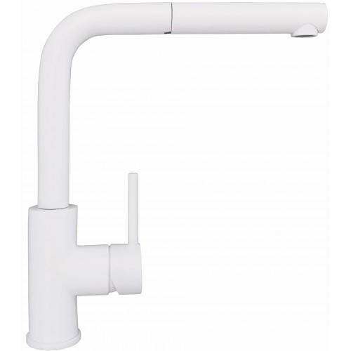 ALVEUS ZEOS - P kuchyňská baterie, bílá matná 1136506