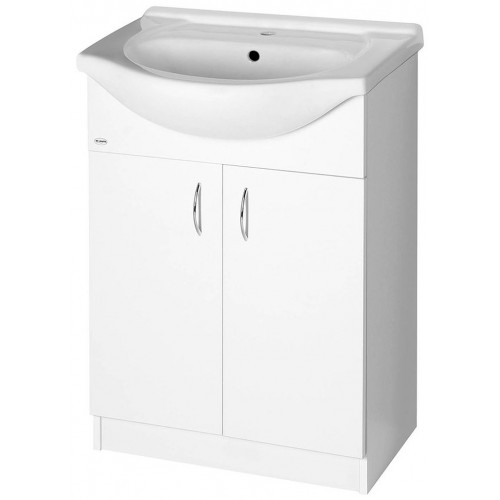 AQUALINE SIMPLEX ECO 60 umyvadlová skříňka včetně umyvadla 58,5x83,5x30,7cm SIME600 AQUALINE SIMPLEX ECO 60 umyvadlová skříňka včetně umyvadla 58,5x83,5x30,7cm SIME600