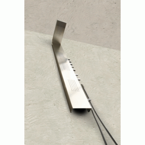 TEIKO Arges nástěnný sprchový panel, nerez V261160N90T03004