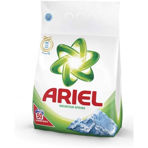 Ariel Mountain Spring, 50 praní, 3,5 kg PO EXPIRACI