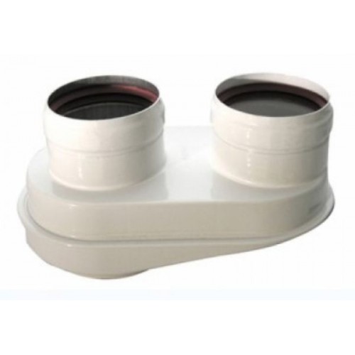 ARISTON Adaptér redukovaný s přírubou, 60/100 na 2x80, 3318369