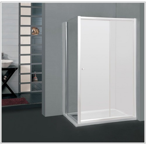 ARTTEC P-50 chrome clear Pevná boční stěna ke sprchovým dveřím Moon a SALOO PAN00738