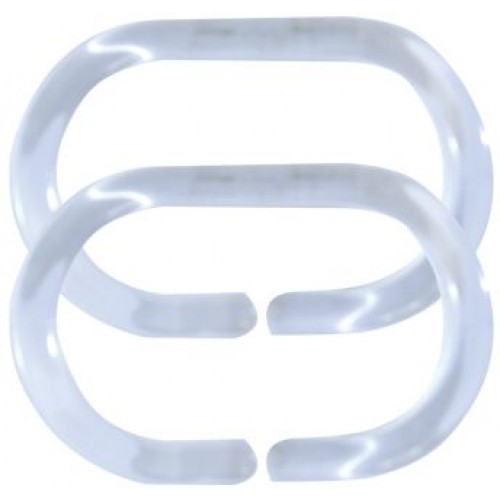 ARTTEC Háčky pro sprchové závěsy - set 12 ks - transparent MSV00129