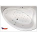ARTTEC Massage FLAT 150x90 pravá Hydro a air masážní akrylátová vana PAN00748